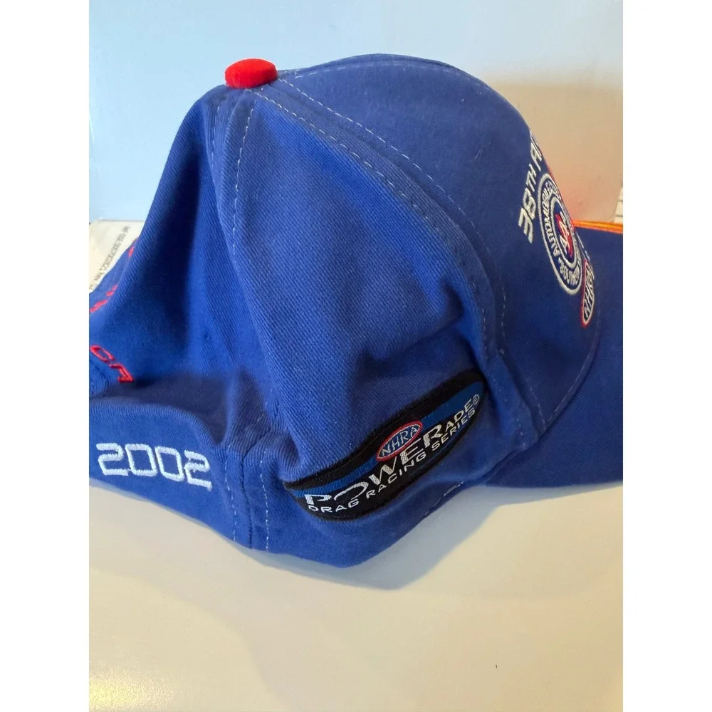 Vintage 2002 NHRA Auto Club Finals Pomona CA Powerade Drag‎ Racing Hat Blue Red